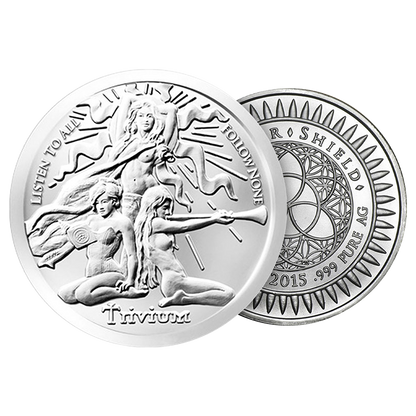 Buy 1 oz Silver Shield Trivium Girls Silver Shield BU Round .999 (Random Year)