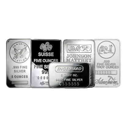 5 oz Silver Bars