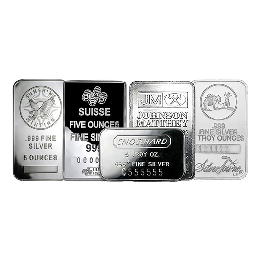 5 oz Silver Bars