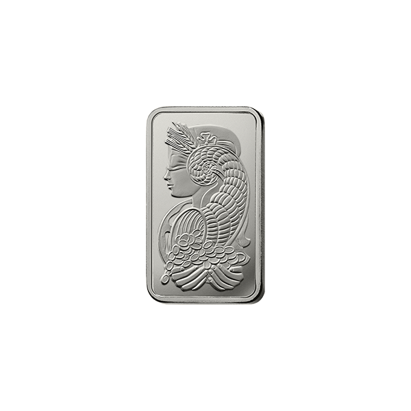 1oz Platinum PAMP Fortuna Bar