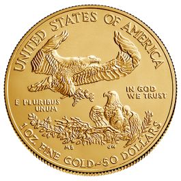 1 oz Gold American Eagle, backdated