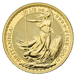 1/2 oz Gold Britannia, backdated