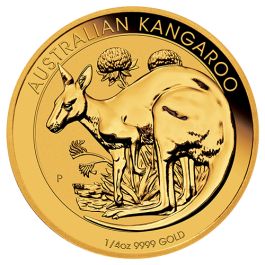 1/4 oz Gold Australian Kangaroo