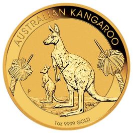 1 oz Gold Australian Kangaroo, backdated