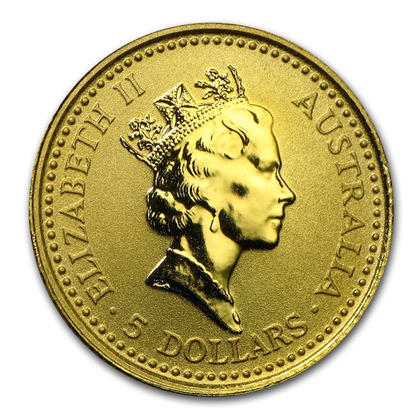 Australian Kangaroo Nugget 2 gr Gold Coins - ID 4871