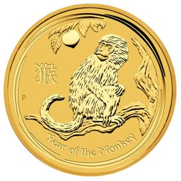 1/20 oz Gold Monkey 2016, Lunar Series II