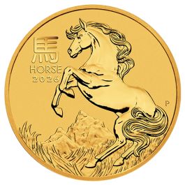 1/2 oz Gold Horse 2026, Lunar Series III
