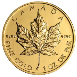 1 oz Gold Maple Leaf, backdated
