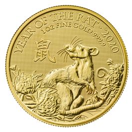 1 oz Gold Rat 2020, Lunar Series UK