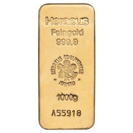 1kg Gold Bar Heraeus