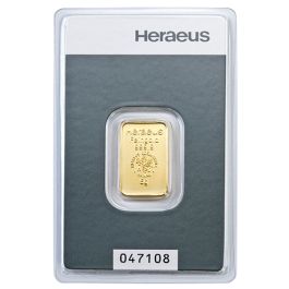 5g Gold Bar Heraeus