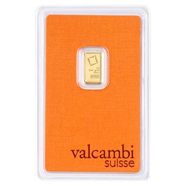 1g Gold Bar Valcambi