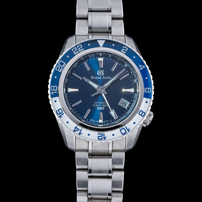 Grand Seiko SBGJ237 Sport GMT Hi-Beat Blue and White