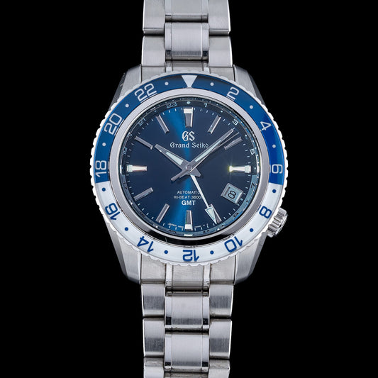 Grand Seiko SBGJ237 Sport GMT Hi-Beat Blue and White