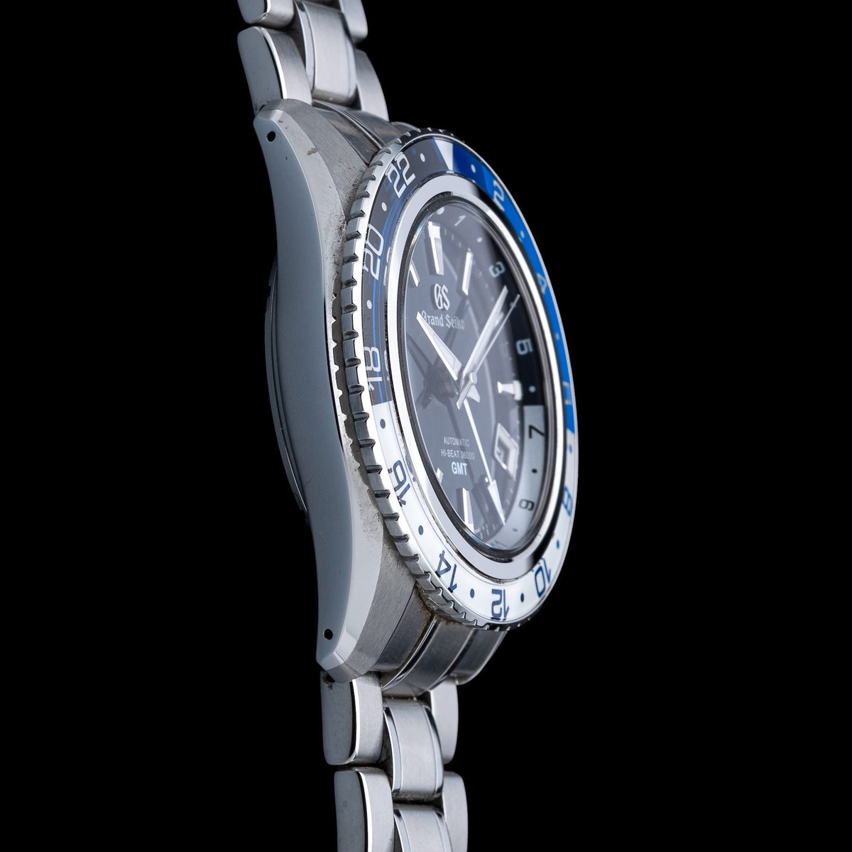 Grand Seiko SBGJ237 Sport GMT Hi-Beat Blue and White
