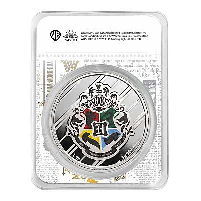 1oz Silver Colorized Coin — Harry Potter Houses: Slytherin
