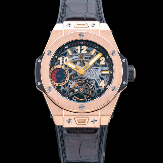 Hublot Big Bang Tourbillon Power Reserve 5 Days King Gold 45mm Watch 405.OX.0138.LR