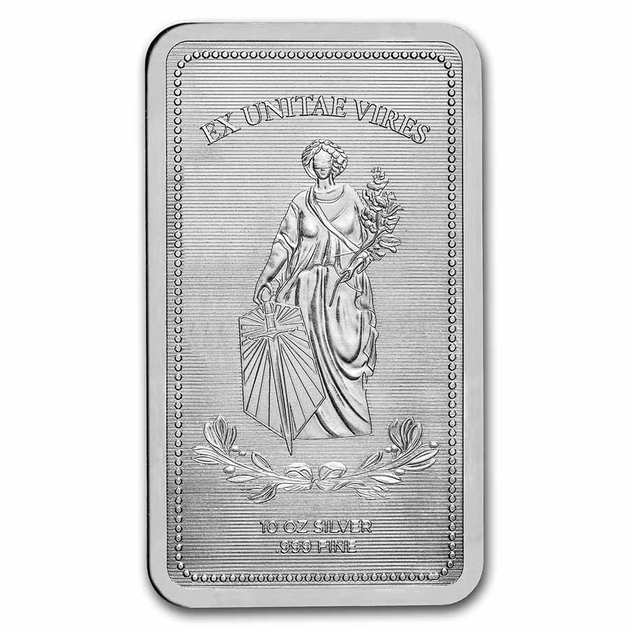 John Wick 10 oz Silver Continental Bar