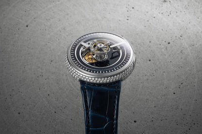 Titanium Blue Aventurine Full Pavé