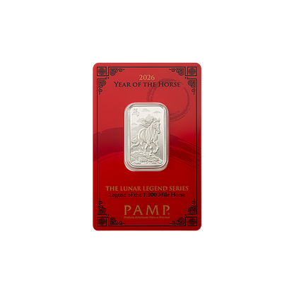 Lunar Legends 2026 Year of the Horse 10g Silver Bar