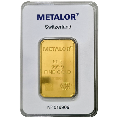 Metalor Minted Gold Bars - ID 2313