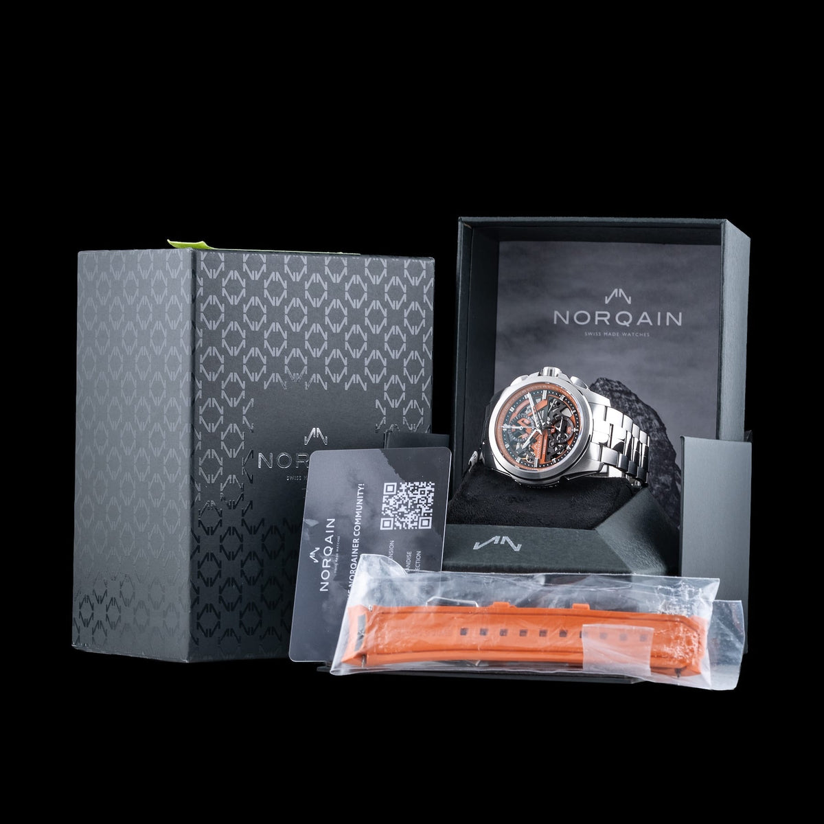 Norqain Independence Skeleton Chrono 42mm N3200.40S01.O01.S01