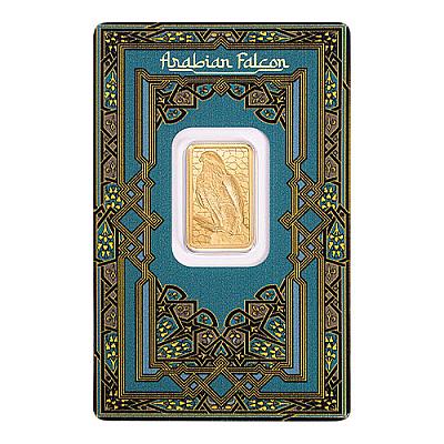 PAMP Arabian Falcon 5 Gram Gold Bar