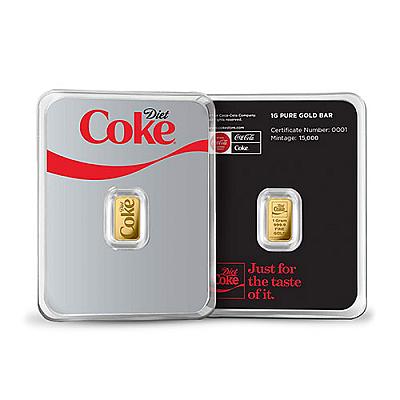 PAMP Diet Coke 1g Gold Bar