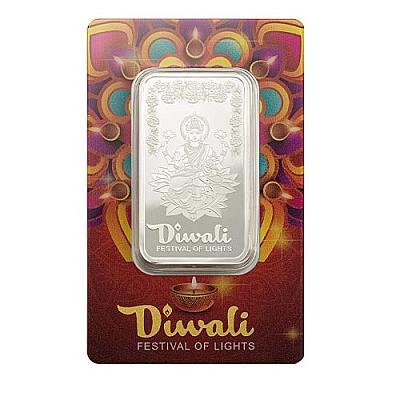 PAMP Diwali Lakshmi 1 Ounce Silver Bar