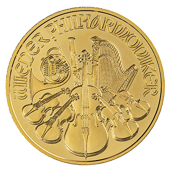 Vienna Philharmonics 1 oz Gold Coins - ID 4519