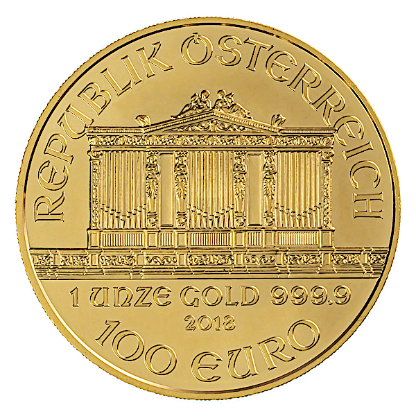 Vienna Philharmonics 1 oz Gold Coins - ID 4519