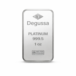 1 oz Platinum Bar, various manufacturers