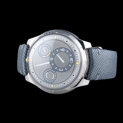 Ressence Type 5 LUM Luminova Grey Strap Ardillon Buckle