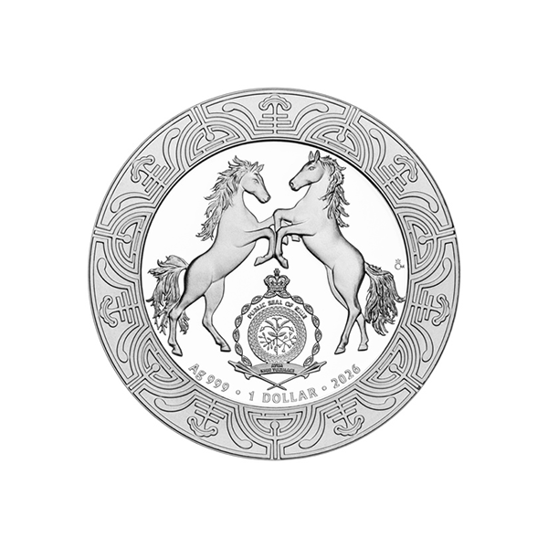 Silver Coin Year of the Horse 2026 Metallic Color Proof