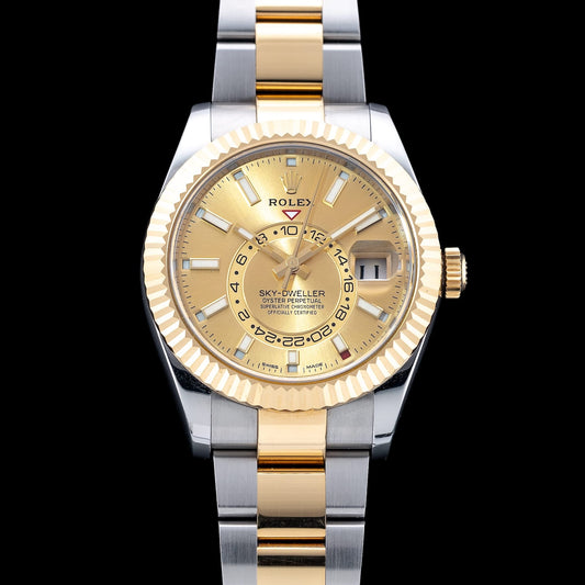 Rolex 326933 Sky-Dweller Champagne Dial