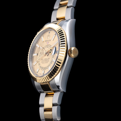 Rolex 326933 Sky-Dweller Champagne Dial