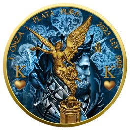 1 oz Silver The King, Golden Noir Series 2023