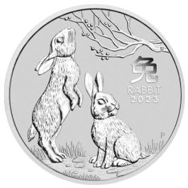 5 oz Silver Coin Rabbit 2023, Lunar Series III
