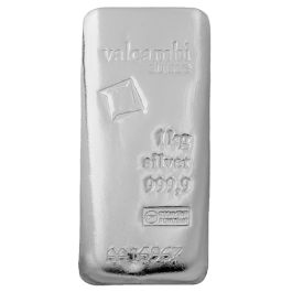 1 kg Valcambi silver bar