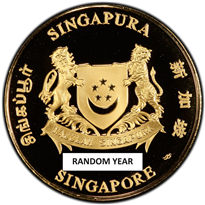 SG Mint Lunar 500 SGD 916 LOOSE Gold Coins - ID 4877