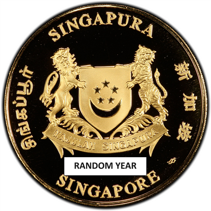 GMS SG Mint Singapore Lunar 999.9 Gold Coins - ID 4294