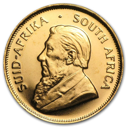 South Africa 1/4 oz Gold Krugerrand (Random Year)