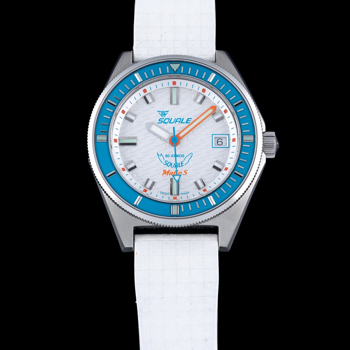 Squale Matic S White Rubber MATICLBWT.MRWT