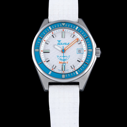 Squale Matic S White Rubber MATICLBWT.MRWT