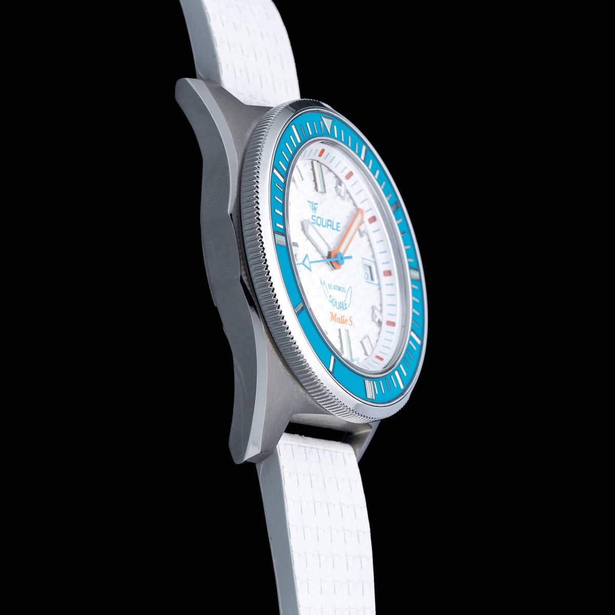 Squale Matic S White Rubber MATICLBWT.MRWT