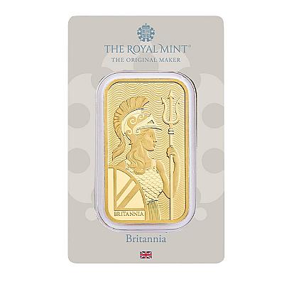 The Royal Mint 1 Ounce Gram Britannia Gold Bar