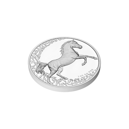 Silver 1oz Bullion Coin Treasures of the Gulf – The Horse 2024 Proof