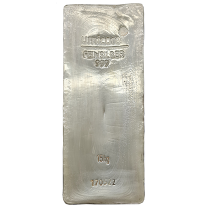 Umicore Cast Silver Bars - ID 2139