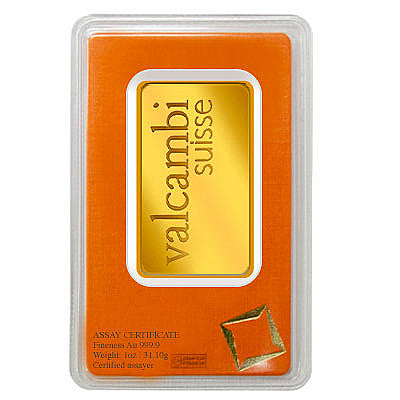Valcambi Suisse 1 Ounce Gold Bar