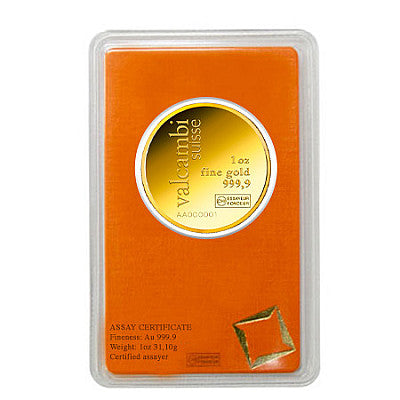 Valcambi Suisse 1 Ounce Round Gold Bar